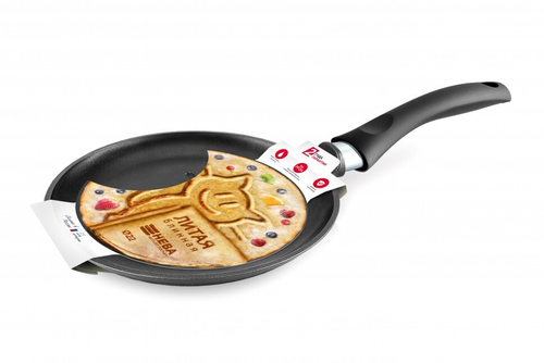 Сковорода д/блинов НЕВА МЕТАЛЛ ПОСУДА 6222кт (кот)