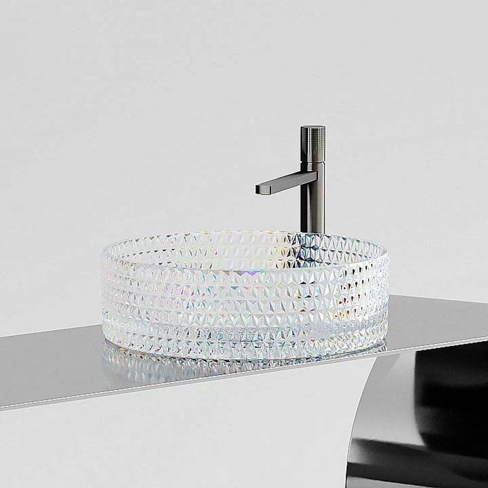 Раковина Ceramica Nova Cristal 36 CN6059 неон