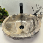 Раковина из оникса Erozy Grey EO-62608 49*40*15 0093