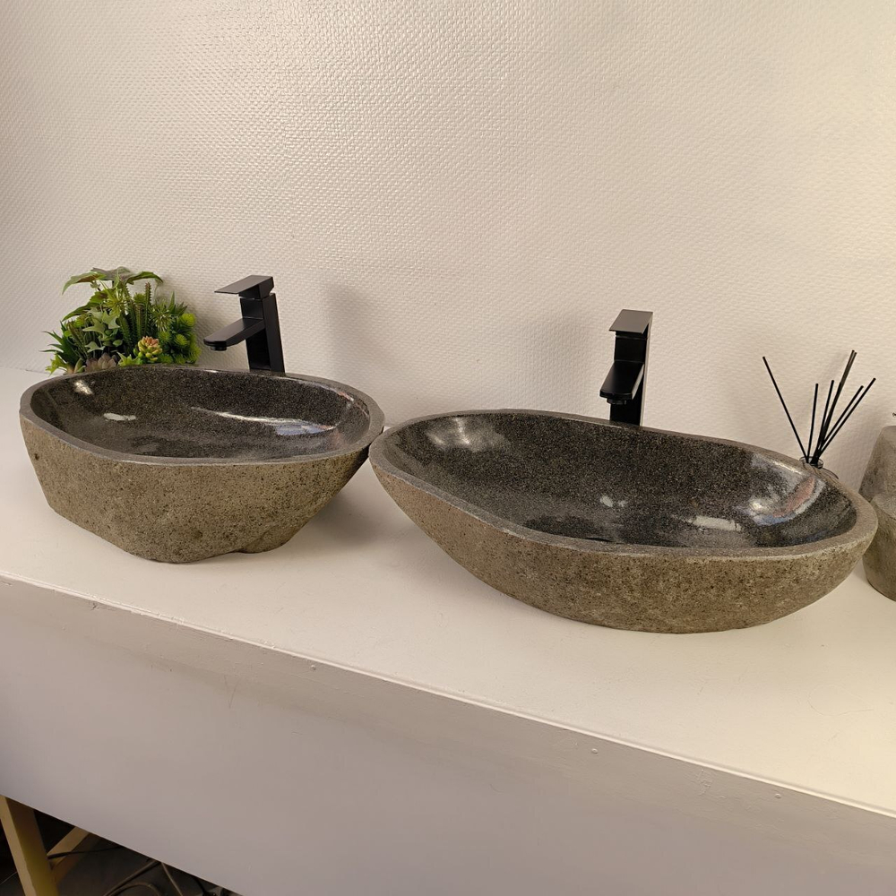 Раковина из речного камня ПАРА! RS-65541 61*36*15 0866
