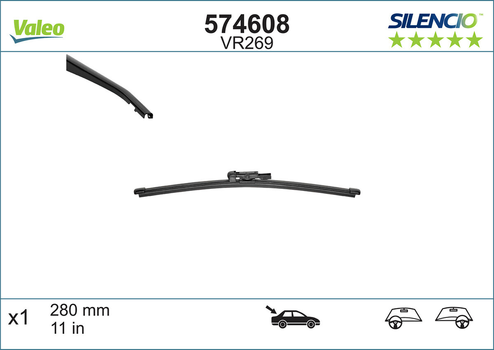 VALEO - 574608-VAL - Wiper Blade