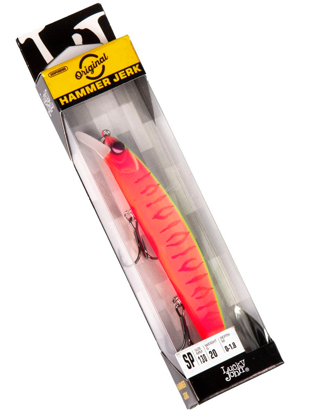 Воблер суспендер Lucky John Original Hammer Jerk SP 13/310