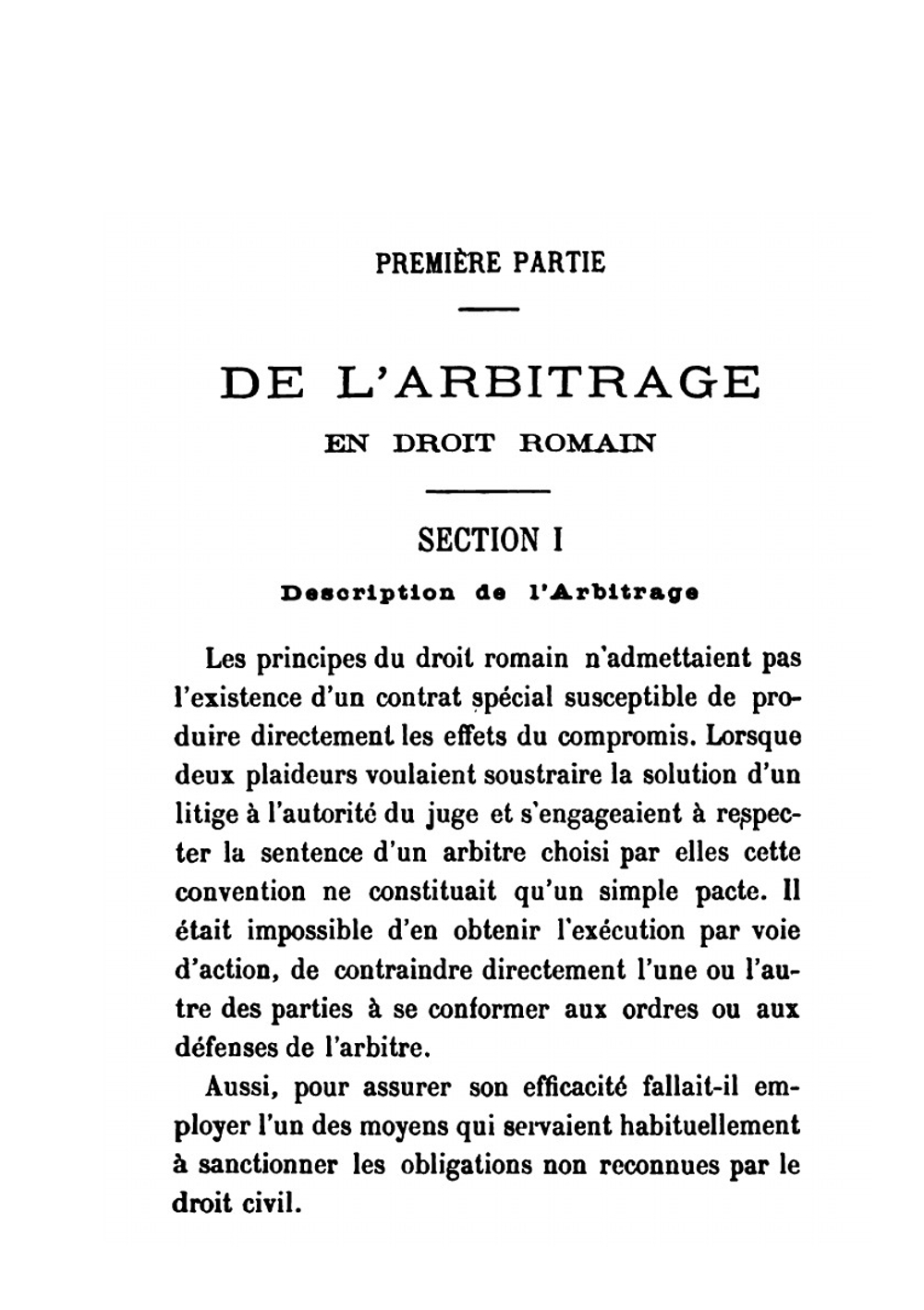 De l'arbitrage en droit romain et en droit français | Marcel Drouin