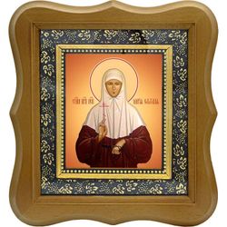 Мария Сохотская (Пошехонская) преподобноисповедница. Икона на холсте.