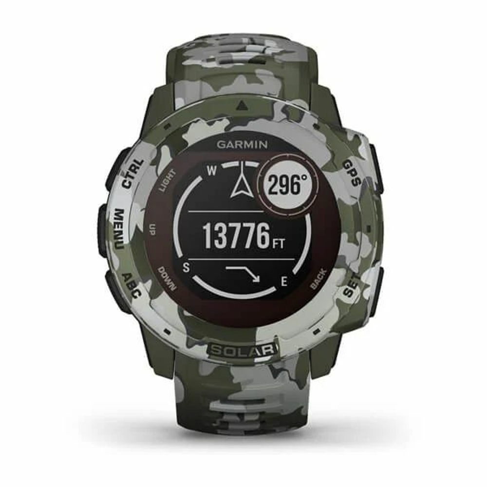 Смарт часы  Garmin INSTINCT Solar Camo Lichen 010-02293-06