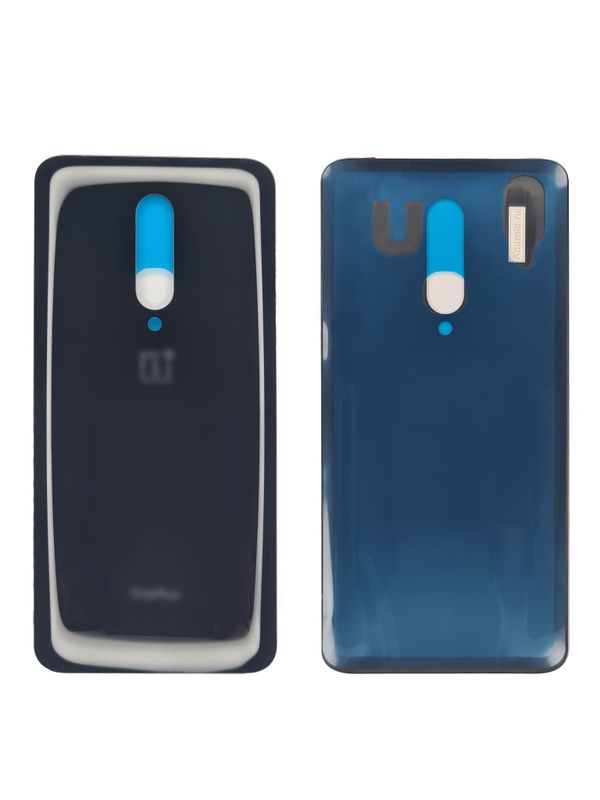 Задняя крышка для OnePlus 7 Pro черная (Mirror Black) без стекла камеры