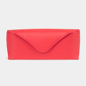 Футляр для очков Vision из кожи теленка, красного цвета