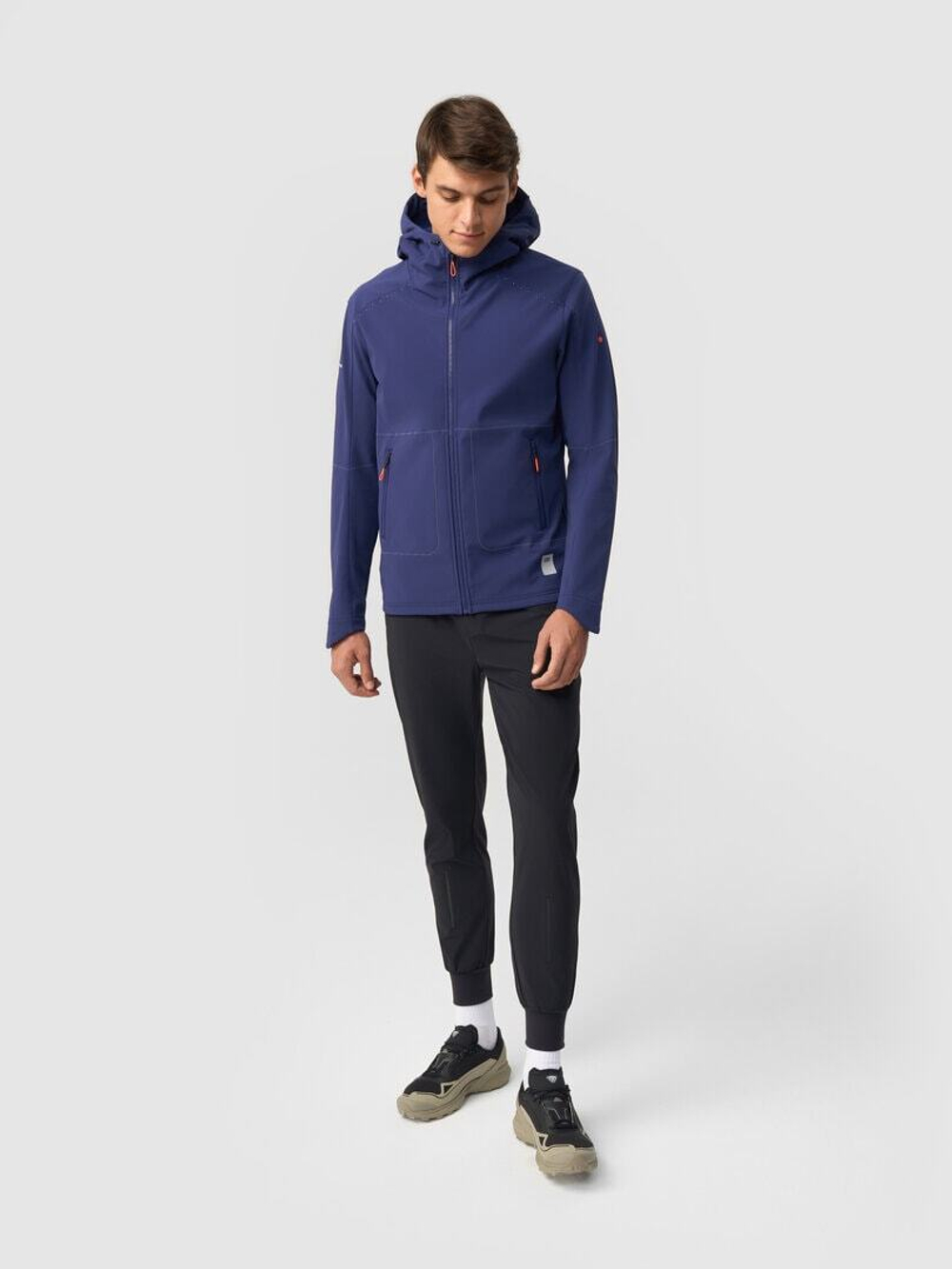 Зимняя беговая куртка GRI Темп 5.0 мужская темно-синяя