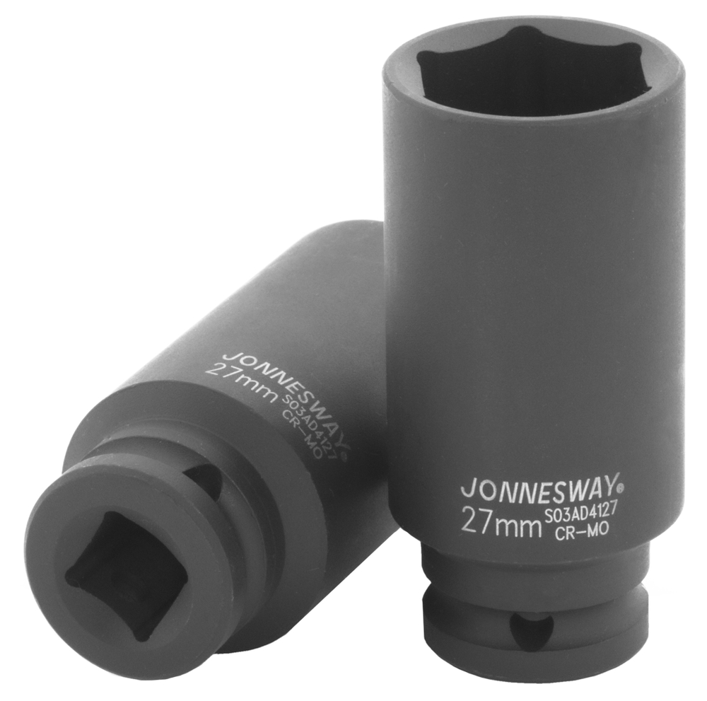 S03AD4127 Головка торцевая ударная глубокая 1/2"DR, 27 мм