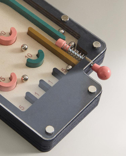 ZARA HOME ДЕТСКАЯ ИГРУШКА ДЛЯ ИГРЫ В ПИНБОЛ, СИНИЙ