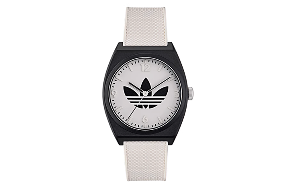 Adidas Originals Wrist Watch Quartz Movement Resin Strap 38mm White Dial Unisex 50m Water Resistant