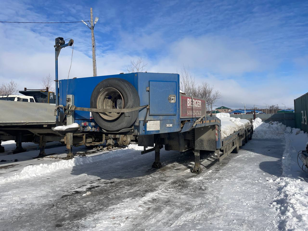 БЕРГЕР 9854* Полуприцеп тяжеловоз 4 оси 9854-0000050-05 (Раздвижной)