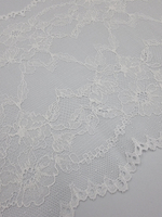 Кружево эластичное белое КС21 (22 см)
