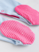 Комбинезон / Cлип для малышей Next E18-354, 3 шт., Голубой, Розовый, Молочный