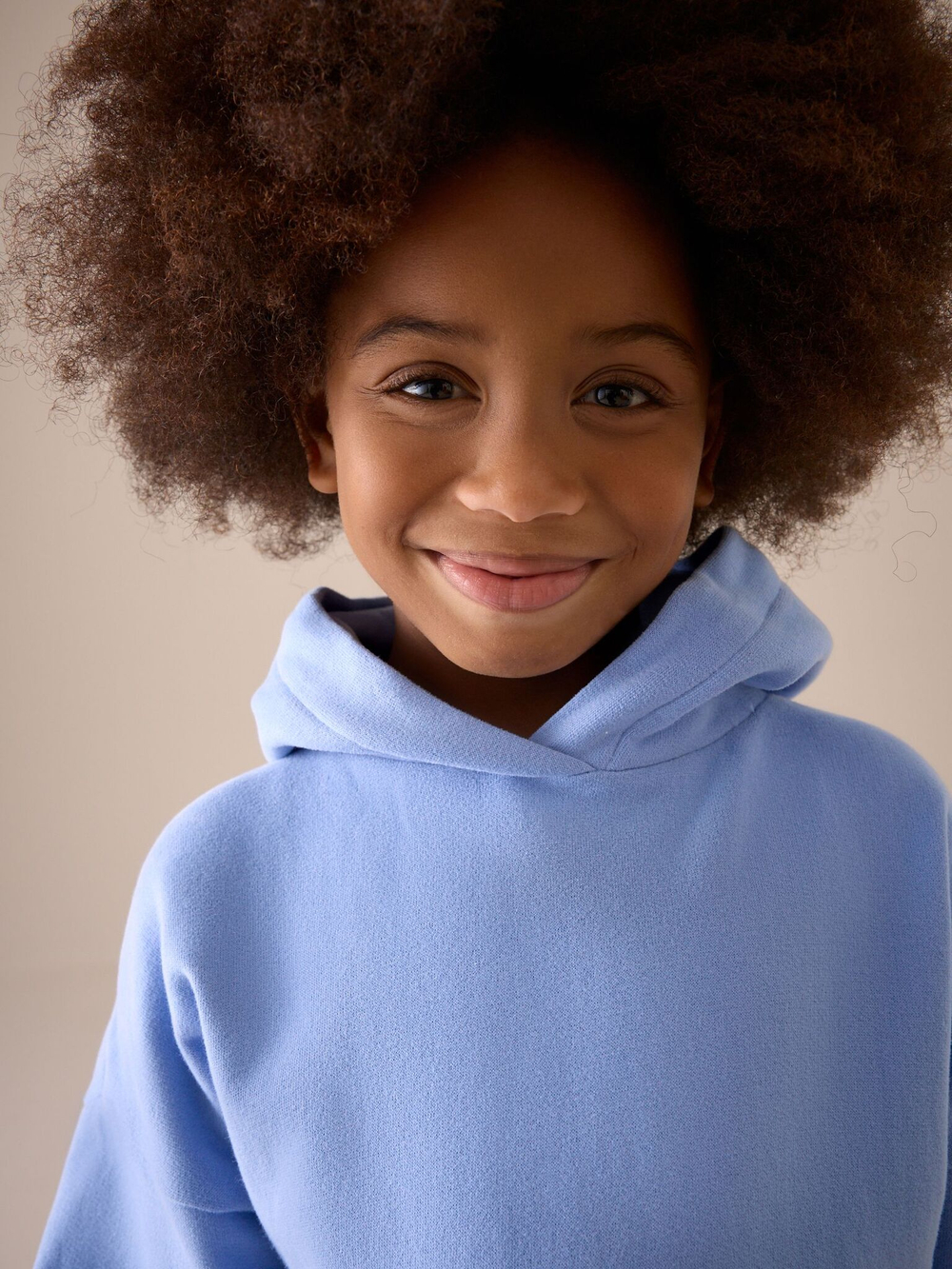 Толстовка удлиненная с капюшоном для девочки Next E61-673, Голубой