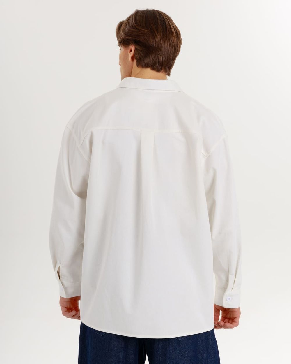 Рубашка Kefirmaykifer Вулкан хлопковая белая