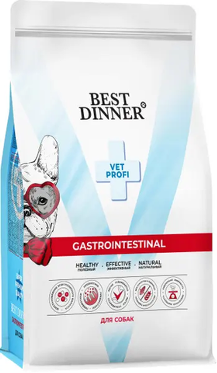 BEST DINNER Vet Profi Сухой корм для взрослых собак всех пород при нарушениях пищеварения 2 кг