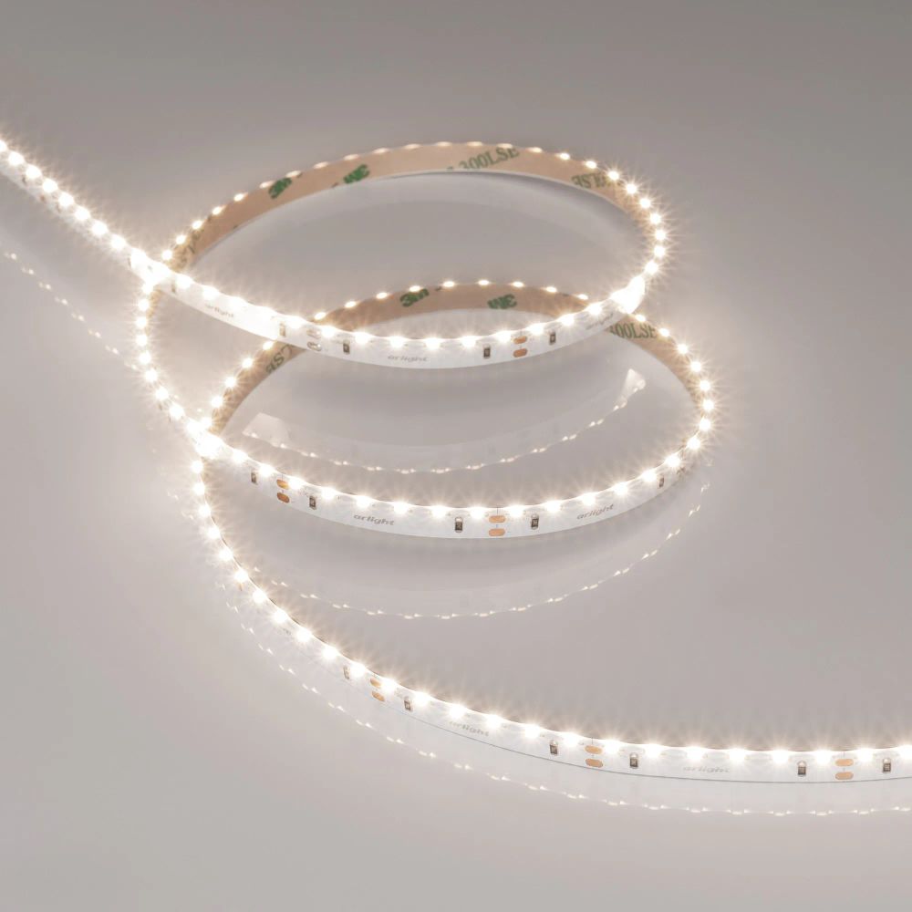 Светодиодная лента RS-S120-8mm 24V Day4000 (9.6 W/m, IP20, 3014, 5m) (Arlight, боковое свечение) 039422