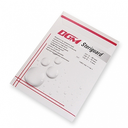 Индикатор химический одноразовый для контроля процесса паровой стерилизации, класс 4, тип А, DGM Steriguard, 100 шт.