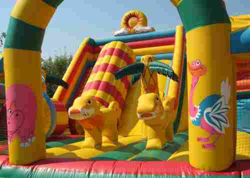 Надувной батут "Мульти-сафари-утка"