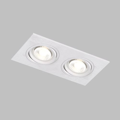 DK3022-WH Встраиваемый светильник, IP 20, 10 Вт, GU5.3, LED, белый, пластик