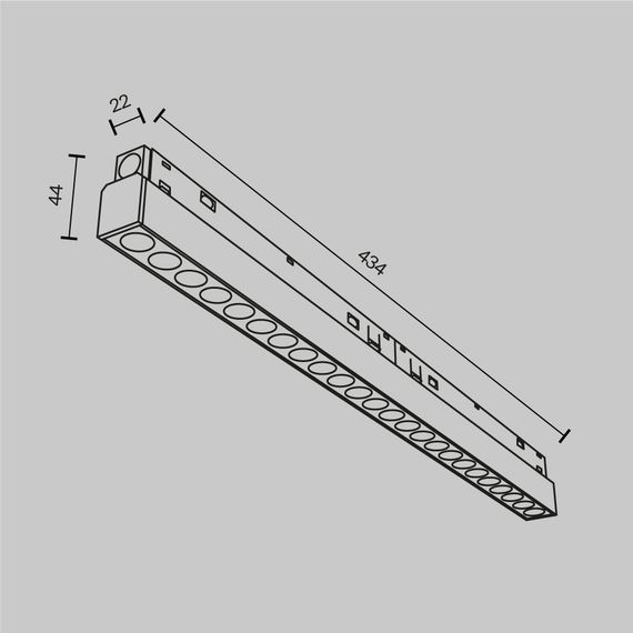 Трековый светильник Maytoni Technical Points TR031-2-24W2.7K-B