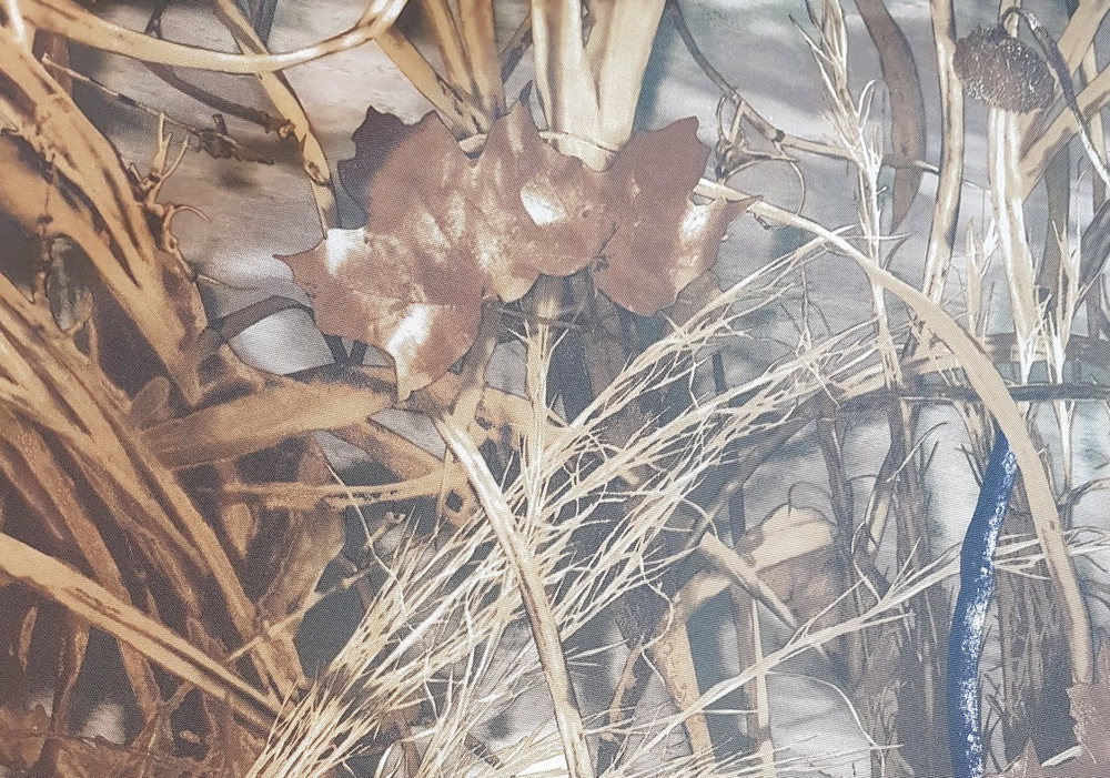 Ткань курточная Prival Oxford 210D PU 1000, 120г/м2, 1.5х3м, принт камуфляж W-3