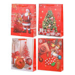 Подарочный пакет Basir, серия "Зима", глянцевый, цветной с рисунком ассорти, размер 43*14*55 см