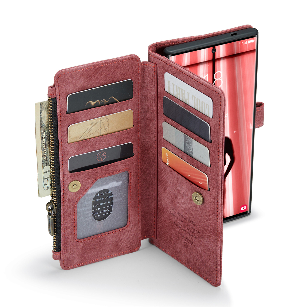 Многофункциональный чехол-кошелек CaseMe 3 in 1 Matte Wallet для Samsung Galaxy S26 Ultra