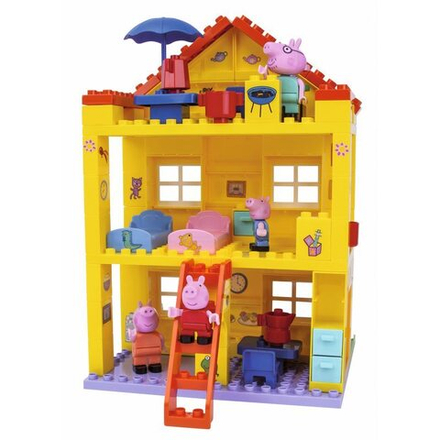 конструктор BIG домик вилла 107 шт. с фигурками 57078