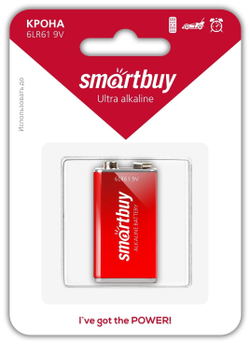 Батарейка Smartbuy крона 6LR61 BL1
