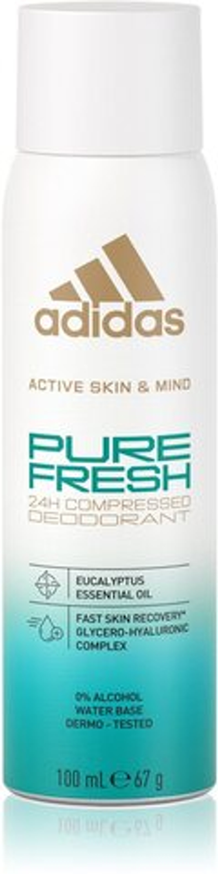 Adidas Pure Fresh - спрей-дезодорант 24 часа /   100  ml  / GTIN 3616303442996