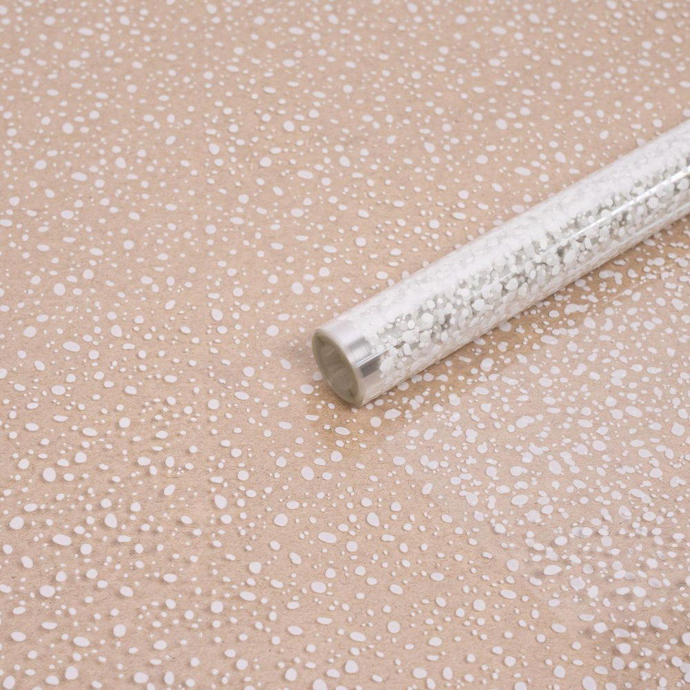 Пленка прозрачная "Капли" 70см*200гр