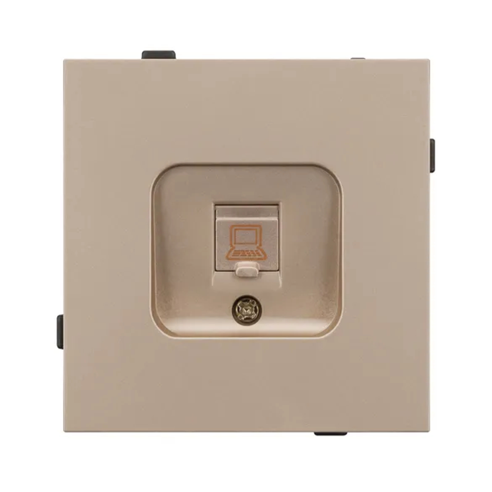 Механизм компьютерной розетки SCT-TENDO-MPC1-PL-GD (RJ-45, CAT6) (Arlight, -) 054099