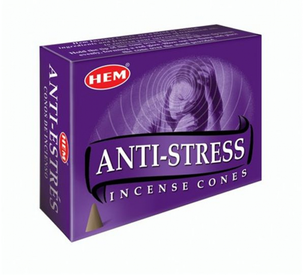 HEM Anti Stress Cones Благовоние конусы Антистресс 10шт