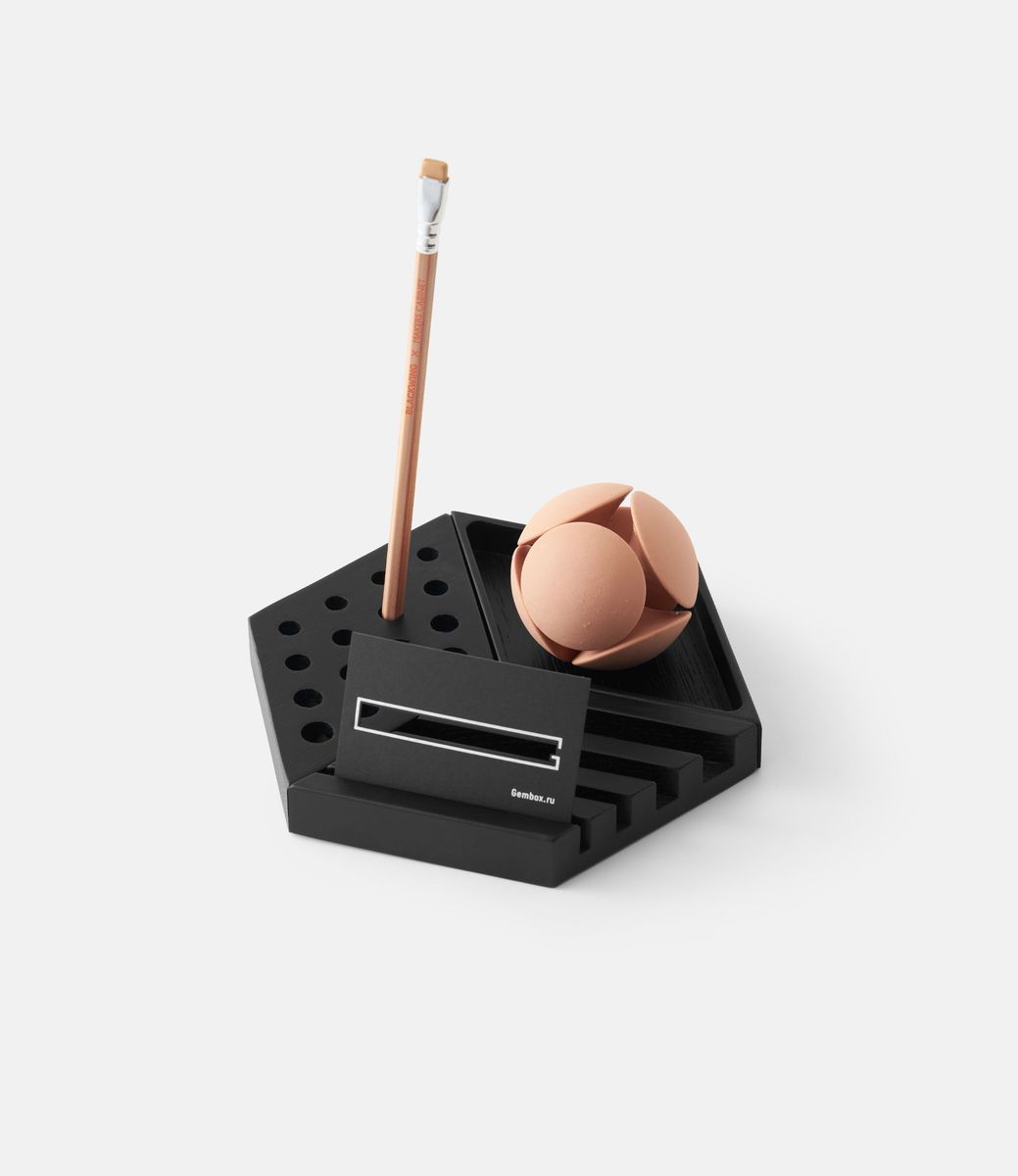 Woodendot Kesito Black — настольный органайзер