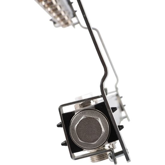 Коллектор Rommer 1"x3/4" на 10 контуров для радиаторной разводки (нерж. сталь) RMS-4401-000010