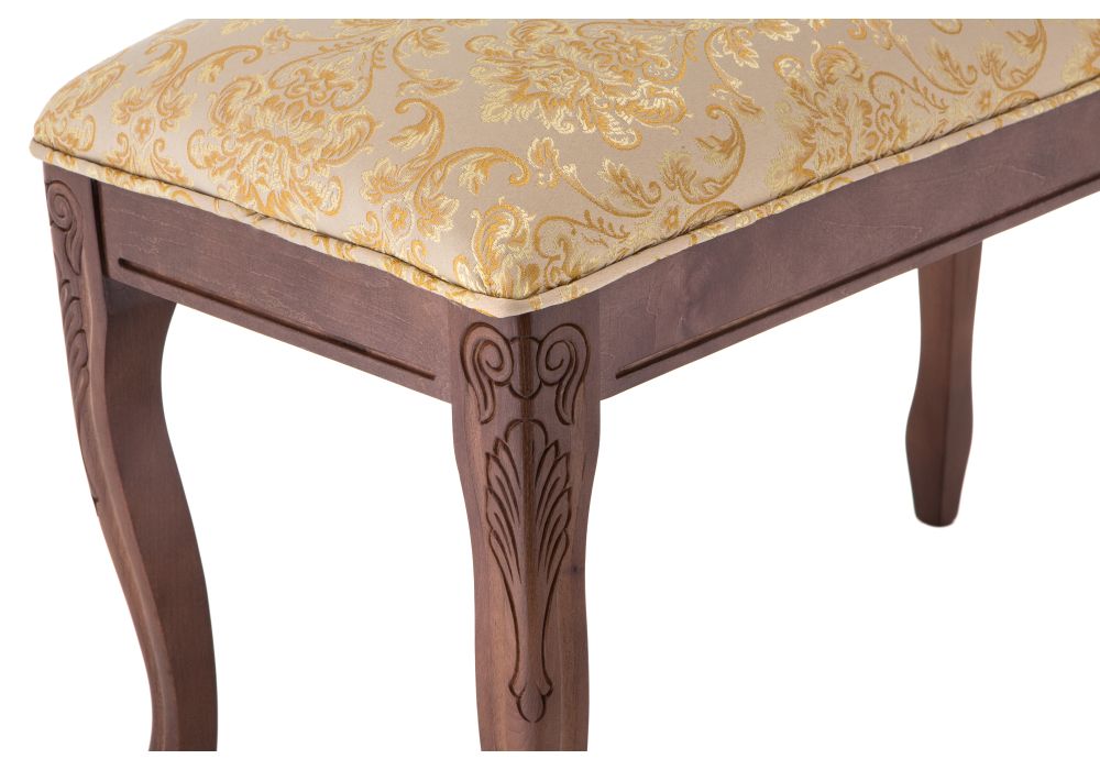 Банкетка Валентино орех / бежевый