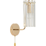 Бра светильник Rivoli   1064-401 настенный 1хЕ14 40 Вт хрусталь с выключателем