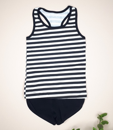 Комплект Тельняшка (чёрный)