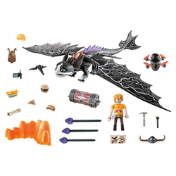 Playmobil - Драконы. Девять Миров. Дракон Пьерун + фигурка Тома 71081