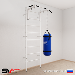 Шведская стенка Sv Sport усиленная 6011 (Турник стандарт/Цепь/Мешок 15кг)