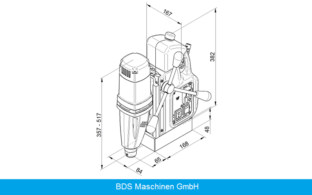 Магнитный сверлильный станок BDS MAB-465