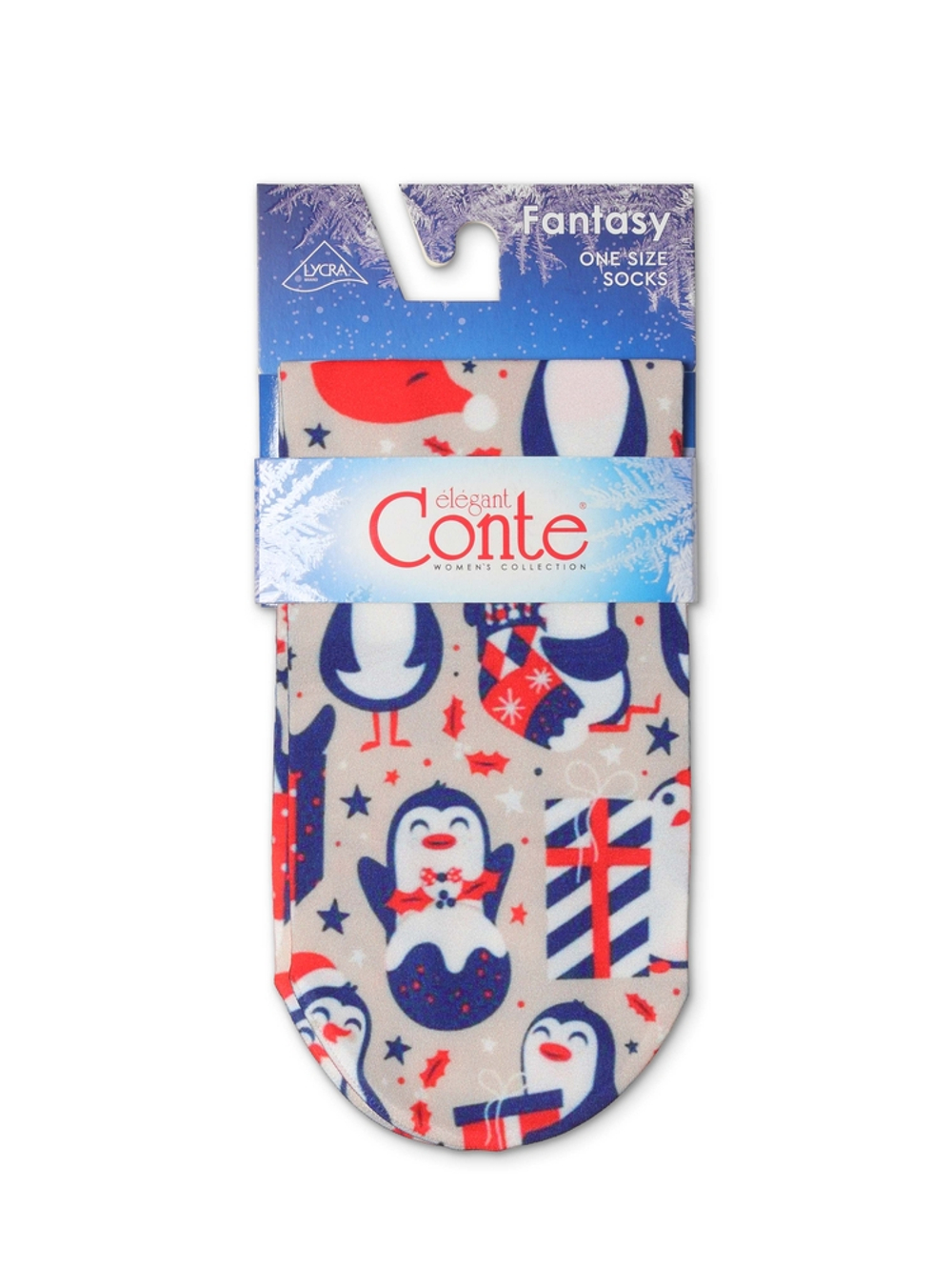 CONTE FANTASY 70 Носки с новогодними рисунками