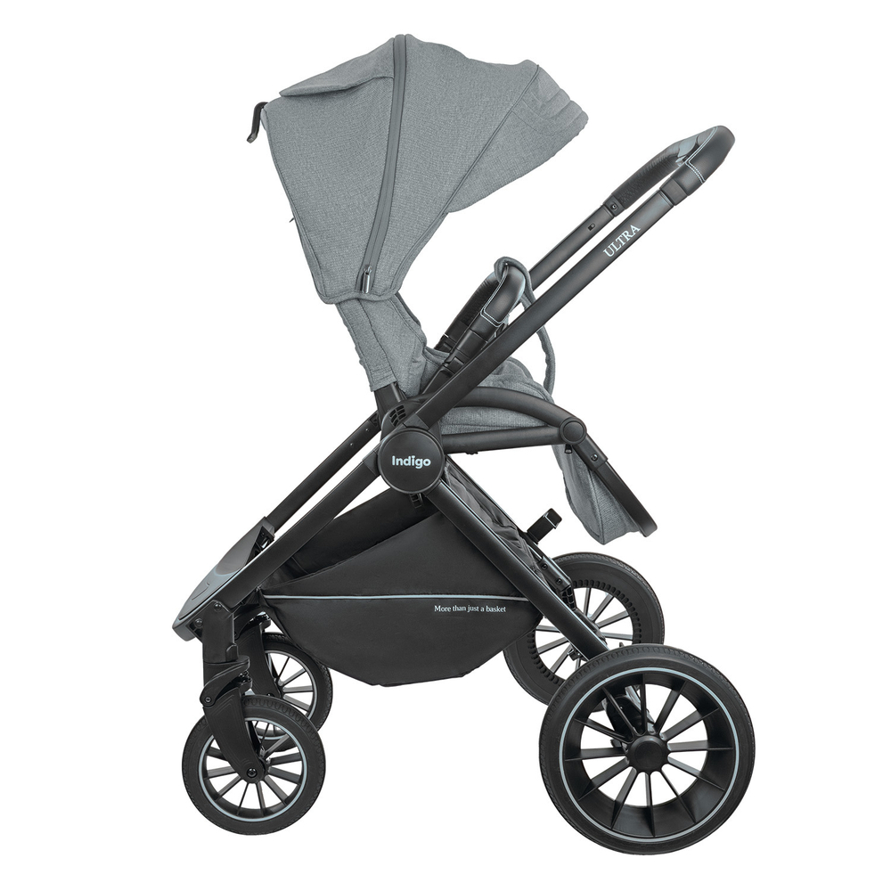 Детская коляска Indigo ULTRA 3в1 серый