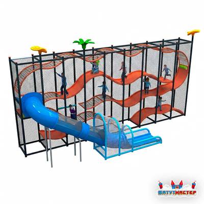 Плоский игровой комплекс «Веселые Горки», 10,8×3×4,5 м