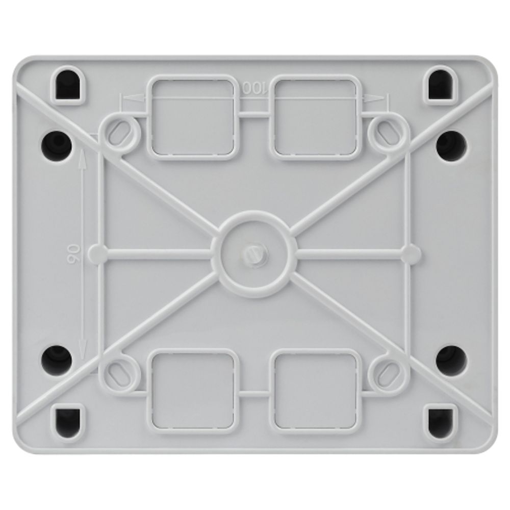 Корпус пластиковый навесной ЭРА COMFORT ЩРН-П-6 IP41 прозрачная крышка белый