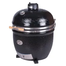 Керамический угольный гриль Monolith LeChef Pro 2.0 Black, 52 см, чёрный