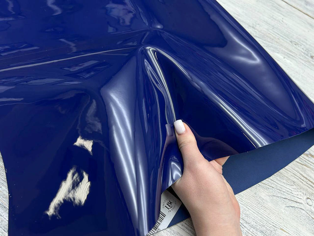 Vernissage Bluette (0,8-1,0 мм), цв. Синий, натуральная кожа