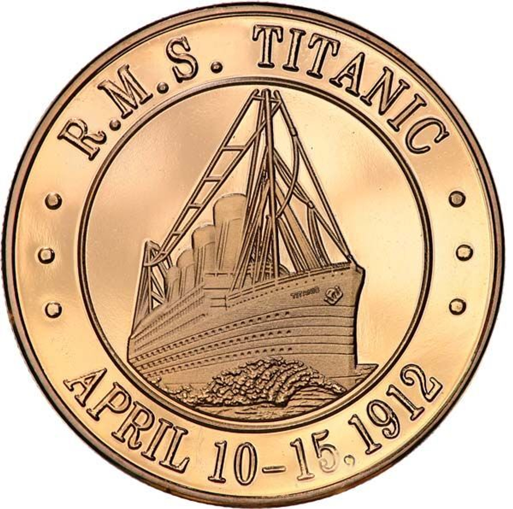 R.M.S. Titanic Commemorative Medal, Date Unknown